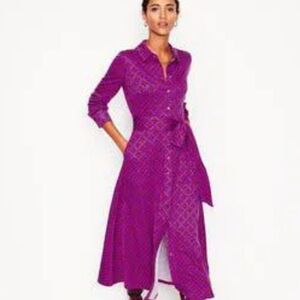 Marcia Jersey Midi Dress in Regal Purple